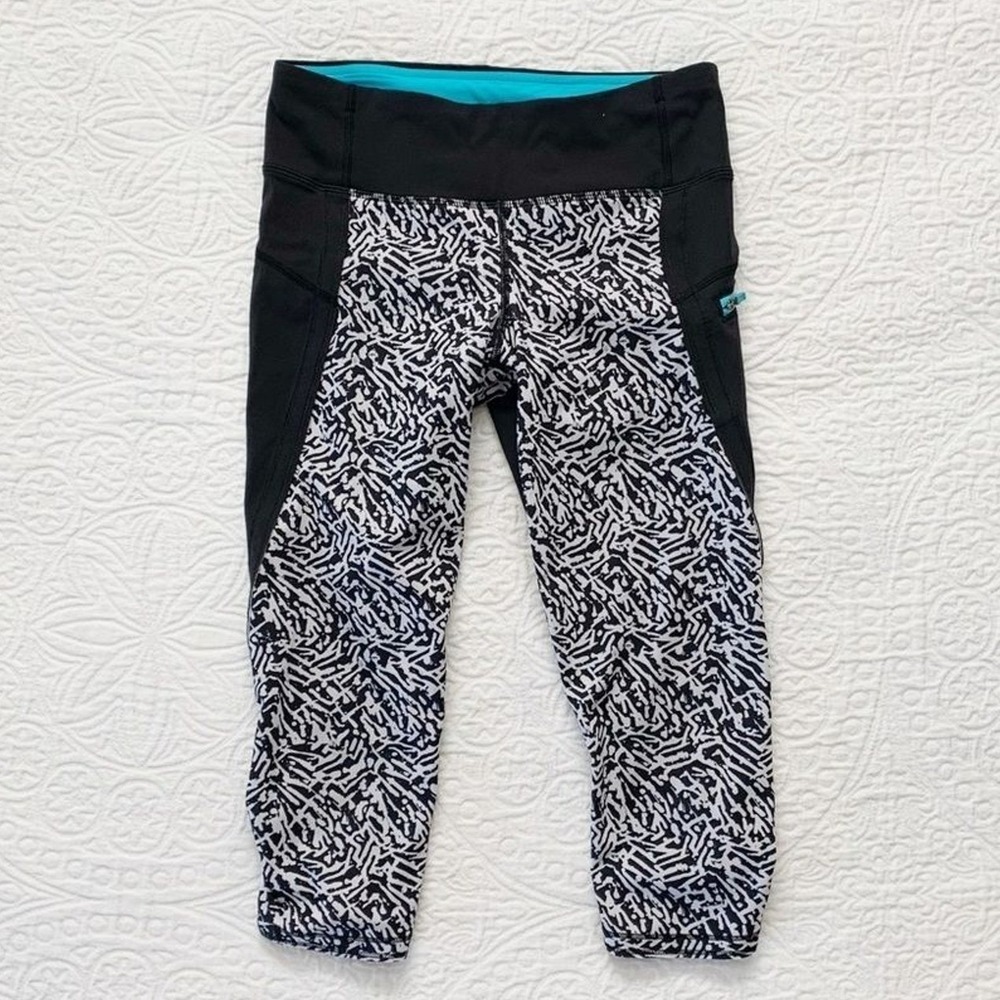 Lululemon Top Speed Cropped Running Leggings (17" Inseam) Sz 4